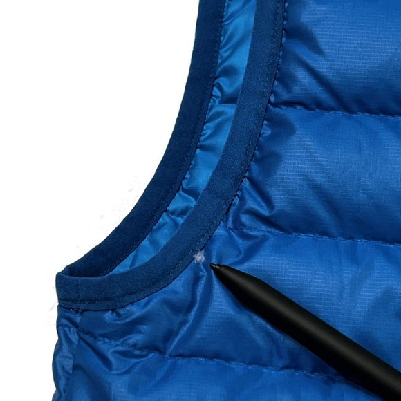 Patagonia Down Sweater Vest Mens Small Blue Full Zip Puffer 84261 - Picture 3 of 10